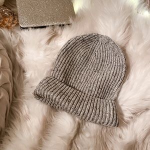 Grey Knit Beanie